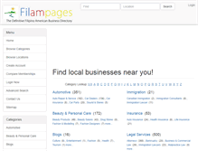 Tablet Screenshot of filampages.com